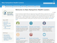 Tablet Screenshot of nhhealthcareers.org